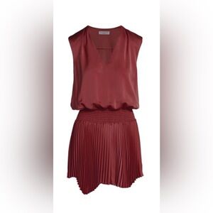 ramy brook rori dress bordo